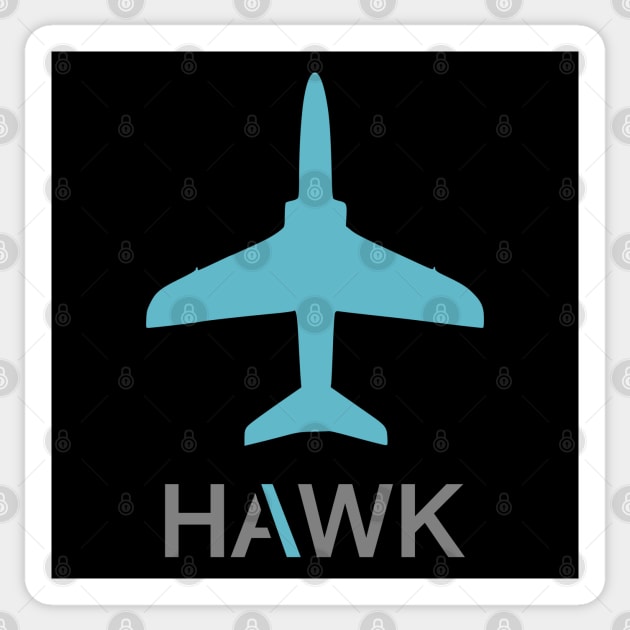 RAF Hawk T1 Sticker by TCP